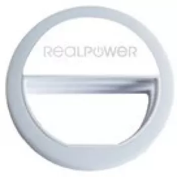 Luce ad anello per smartphone RealPower Eva Selfie Light