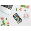 Custodia per cellulare iKins per iPhone XS Max — motivo mosaico, nero