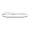 Belkin WIZ021VFWH - base di ricarica wireless 2-in-1 con tecnologia Qi2 15 W, bianco