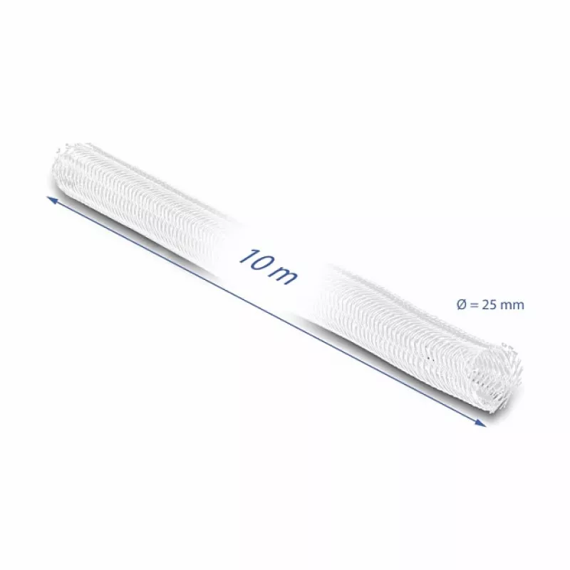 Guaina intrecciata DeLOCK 20816 10 m x 25 mm bianco