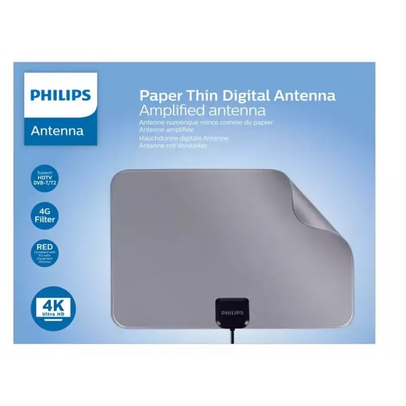 Antenna indoor Paper Thin 2m filtro 3G/4G rosso