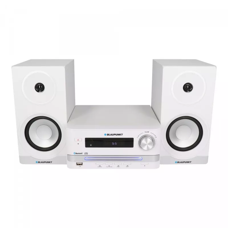 Microsistema audio home BLAUPUNKT MS16BT 15 W, CD/USB/MP3, Bluetooth, FM RDS, bianco