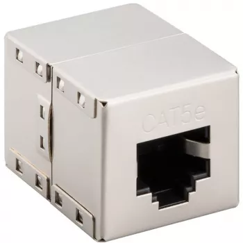 Wentronic Goobay connettore/adattatore RJ45 CAT 5e – per reti fino a 100 MHz, schermato (15027)
