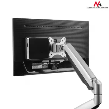 Maclean MC-721NUC staffa VESA per Mac Mini CPU PC con supporto a testa
