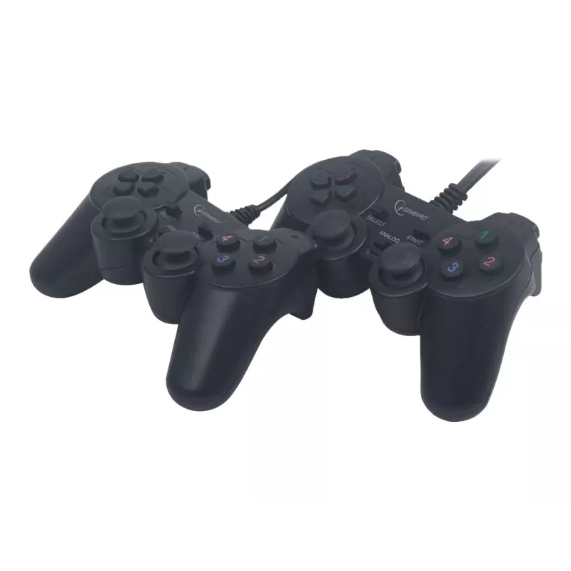 GEMBIRD JPD-UDV2-01 - Game Pad - 10 tasti - con filo (confezione da 2) - per PC (JPD-UDV2-01)