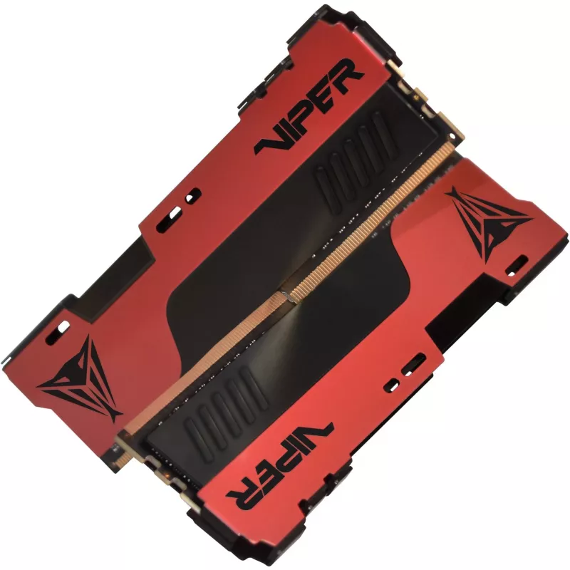 DIMM 32 GB DDR4-3200 (2x 16 GB) Dual-Kit, memoria rosso/nero, PVE2432G320C8K, Viper Elite II, INTEL XMP