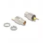 Connettore DeLOCK DC 5,5 x 2,5 mm connettore femmina presa da incasso versione a saldare 20 V 15 A