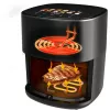 Friggitrice ad aria Cecotec Cecofry&Grill Duoheat 6500, 6,5 L, 2200 W, touch-LCD, nero