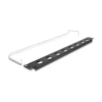 Patch Panel DeLOCK 67059 19 pollici tipo D con scarico di trazione, 8 porte, 1HE, nero