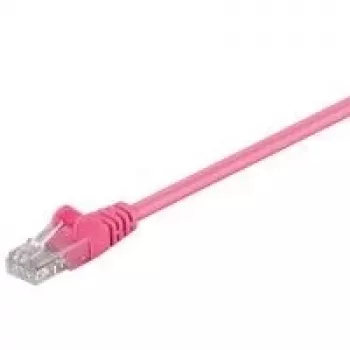 Wentronic Goobay cavo patch CAT 5e, U/UTP, magenta, 3 m - mix rame CCA (95232)