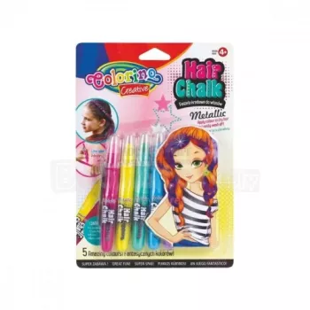 Gessetti per capelli Colorino Creative Metallic 5 colori
