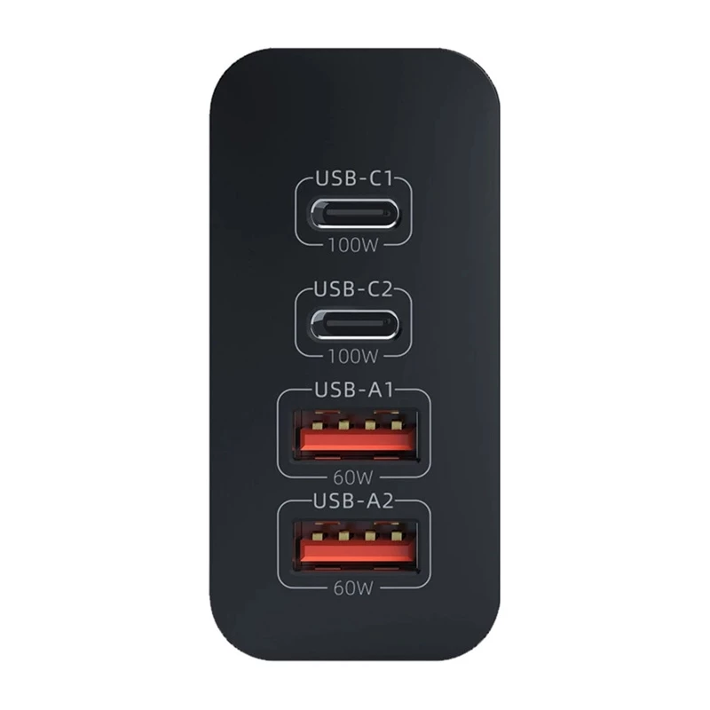 Alimentatore da rete BlitzWolf BW-S29 120W nero — alimentatore USB, ricarica rapida multi-porta