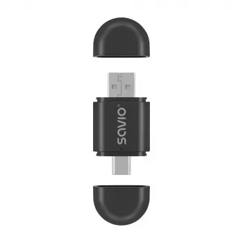 Trasmettitore audio wireless Savio TR-17 Bluetooth USB 10 m nero