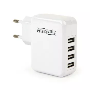 Caricabatterie USB universale bianco/4 porte EG-U4AC-02 GEMBIRD