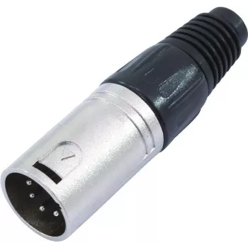 Connettore XLR a 5 pin Omnitronic 30208420 — connettore audio (maschio/femmina) per segnali bilanciati