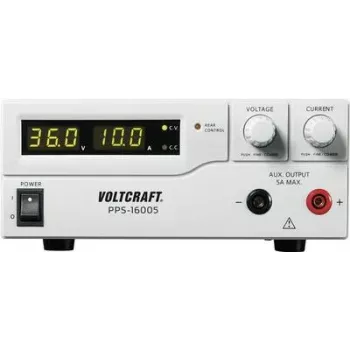 Alimentatore da laboratorio Voltcraft PPS-16005 1–36V DC, 0–10A