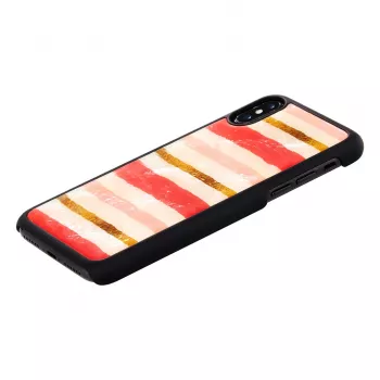 Custodia smartphone iKins per iPhone XS / iPhone XS Max Short Cake nero custodia protettiva
