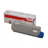 OKI 44315307 cartuccia toner, ciano, 6000 pagine (C610)