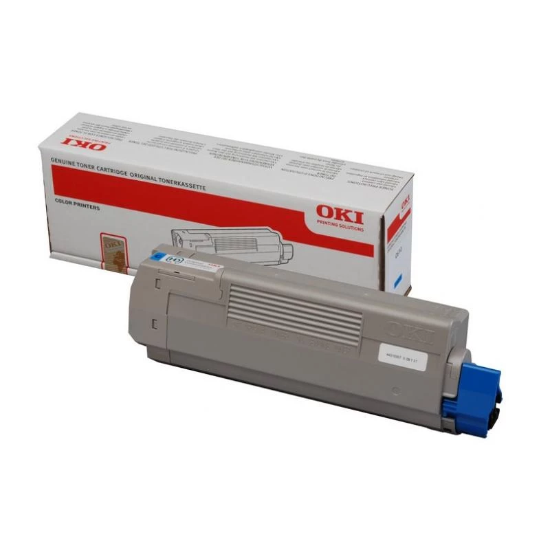OKI 44315307 cartuccia toner, ciano, 6000 pagine (C610)