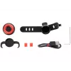 Rockbros Q5 Fanale posteriore nero per bici con sistema STOP intelligente