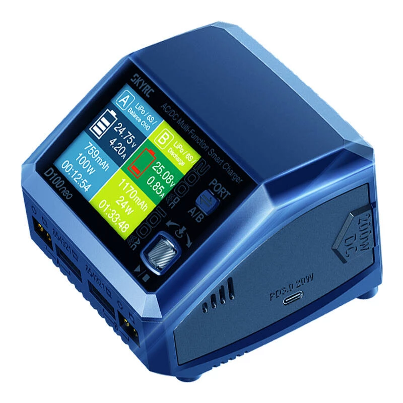 Caricabatterie SKYRC D100neo 100W Dual Channel — SKYRC SK-100199-01