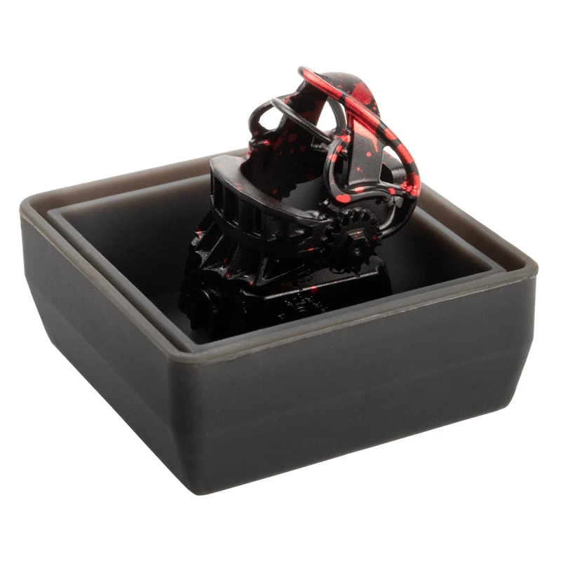 Keycap in alluminio ZOMOPLUS stained torture tool - nero/rosso