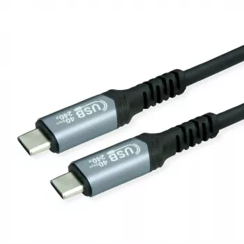 Cavo USB VALUE 11.99.9086 USB4 Gen 3x2 1 m USB-C nero