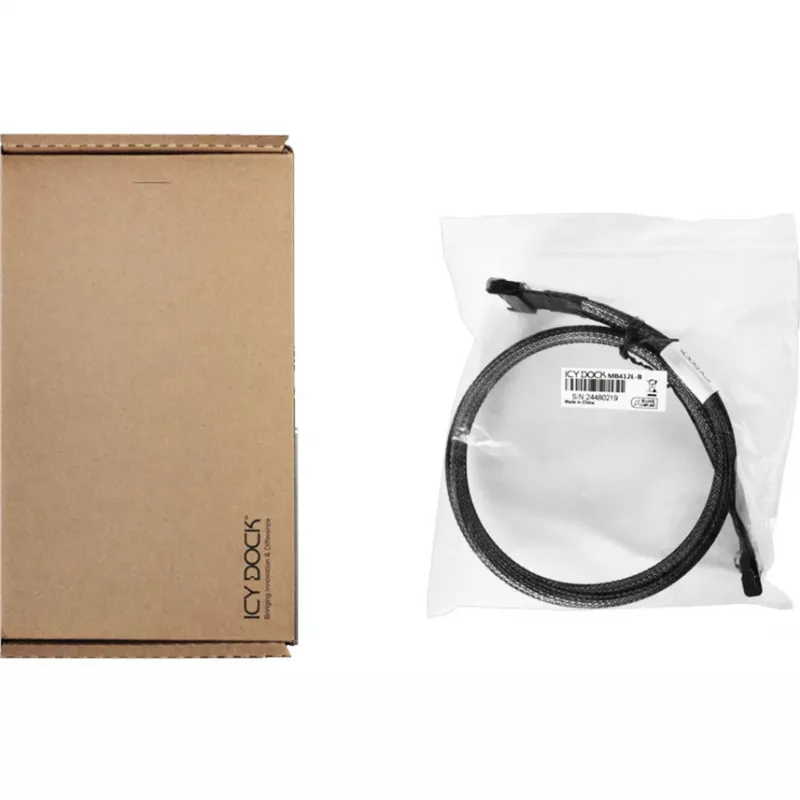 Adattatore per cavo ICY DOCK MCIO 8i SFF-TA-1016 a MCIO 8i SFF-TA-1016 (MB412L-B)