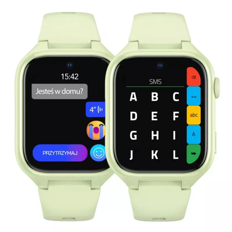 Smartwatch Stelio Junior Pro AI 4G ST-SWJ102-PCH — color pistacchio