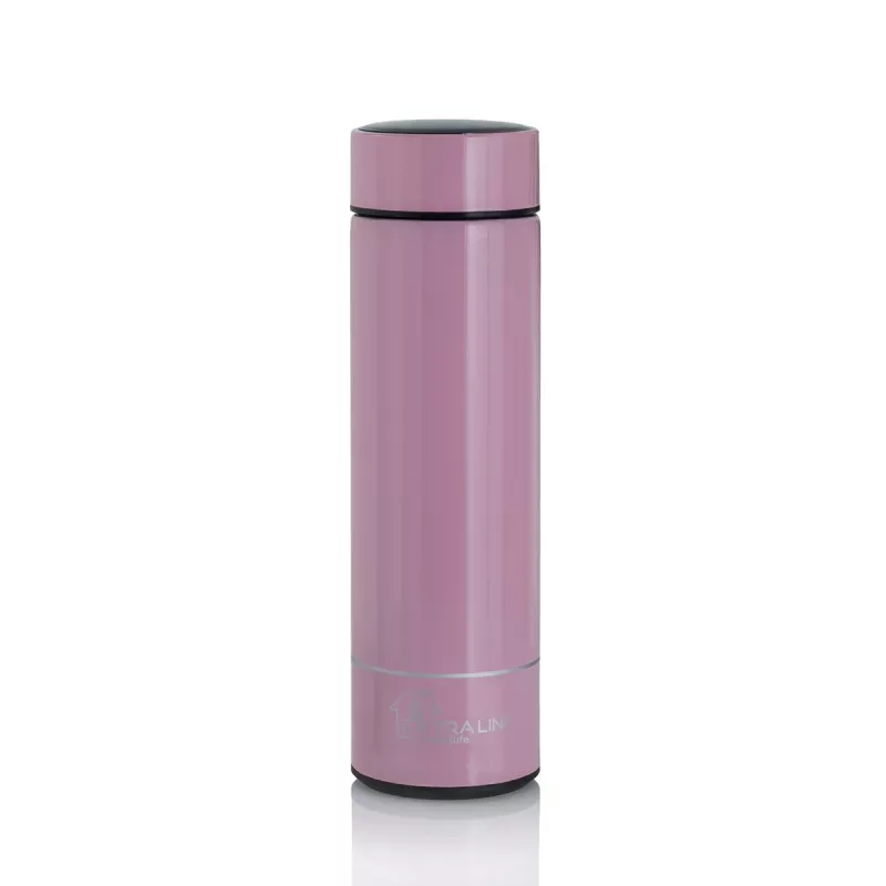 Extralink Smart Travel Mug rosa, thermos con display LED
