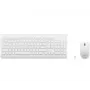 Lenovo GX30W75336 510 kit wireless tastiera e mouse, 2,4 GHz nano USB, bianco