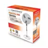 Esperanza EHF002WE, ventilatore a piantana 16 pollici, bianco e grigio