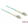 Cavo di rete DeLOCK LC Duplex Multimode OM3 100 m nero