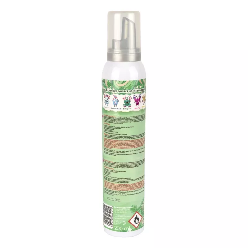 Gioco schiuma da bagno Tuban TUBI FOAM verde 200 ml per bambino e bambina