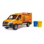 Veicolo modellino BRUDER MB Sprinter camion della spazzatura BR-02682, riproduzione giocattolo in scala