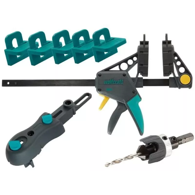 Tenditore a barra wolfcraft GmbH set per costruzione terrazze