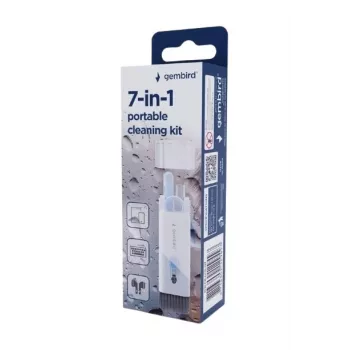 Gembird Kit di pulizia universale portatile 7-in-1 - bianco