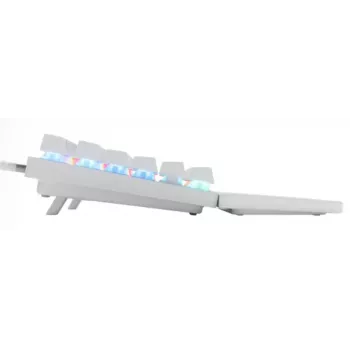 Tastiera meccanica TKL da gaming STEELSERIES Apex Pro TKL Gen 3 bianco — layout US, RGB, switch regolabili