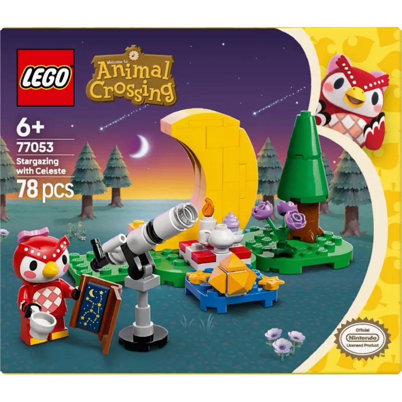 LEGO Animal Crossing Osservazione delle stelle con Eufemia Set 77053
