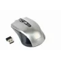 Mouse wireless GEMBIRD MUSW-4B-04-BG — per destrorsi, ottico 1600 DPI, 4 tasti, RF Wireless, nero/grigio