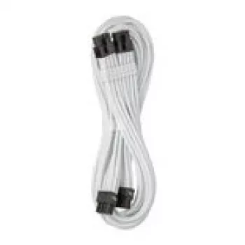 CableMod C-Series Pro ModMesh cavo Bridged-Connection - 8+8-Pin PCIe, bianco, 60 cm
