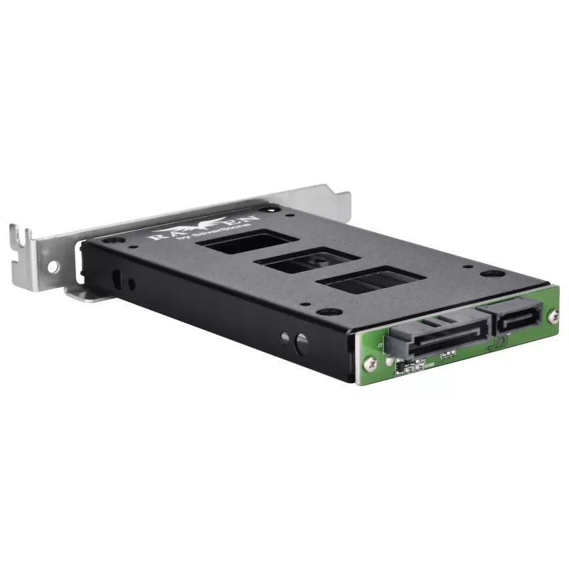 Alloggiamento interno per disco fisso SILVERSTONE SST-EXB02 slot PCI per unità 2,5 pollici