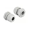 Pressacavo DeLOCK 60376 grigio plastica 2 pz.