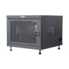 Organizer per cavi da rack TECHLY 367652 con fissaggio adesivo 3M, acciaio, 550×550×410 mm, nero