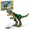 Giocattolo da costruzione LEGO Creator 3-in-1 kit T.Rex, 626 pezzi, 150 mm di altezza, età 9+