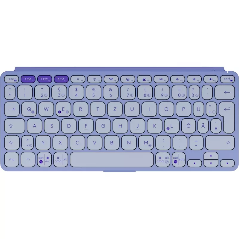 Logitech Keys-To-Go 2, lilla, Bluetooth, tedesco, 920-012966