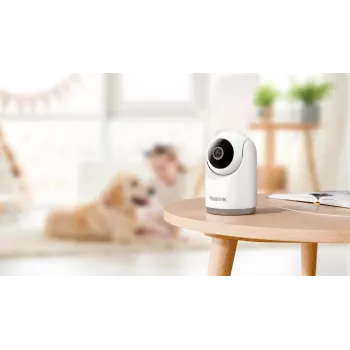 Telecamera di sorveglianza IP Reolink E331 — turret per interni, 2880×1616, obiettivo 4 mm, 87,5° orizzontale, WLAN, montaggio a soffitto/da tavolo