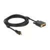 Adattatore per cavo video DeLOCK 83727 Mini DisplayPort a DVI-D 3 m