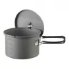 ESBIT PT1600HA pentola da campeggio 1,6 L alluminio, nero