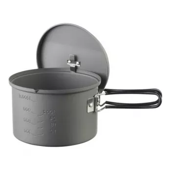 ESBIT PT1600HA pentola da campeggio 1,6 L alluminio, nero